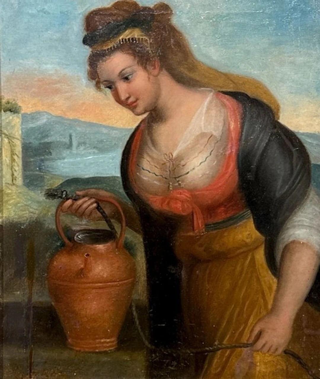 Lavinia Fontana (1552-1614), Follower of - La Femme Samaritaine au Puits