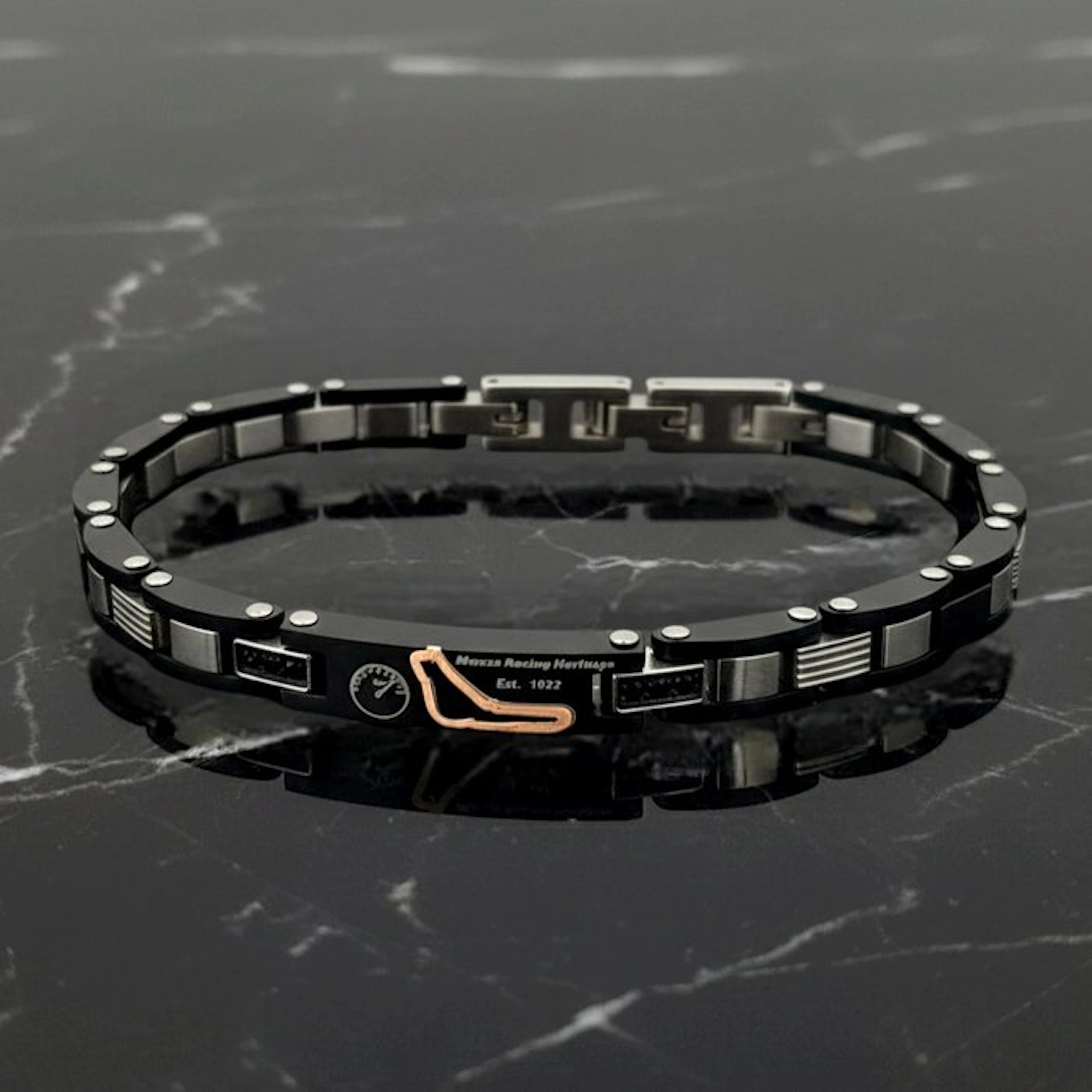 18 kt. - Base bracelet in surgical steel, Rose gold - Bracelet - Made in Italy