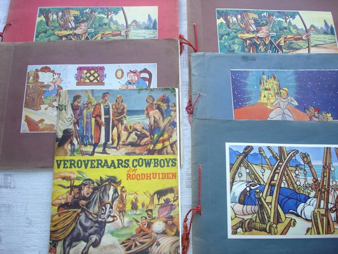 Themed collection - Lot 6 Sticker albums