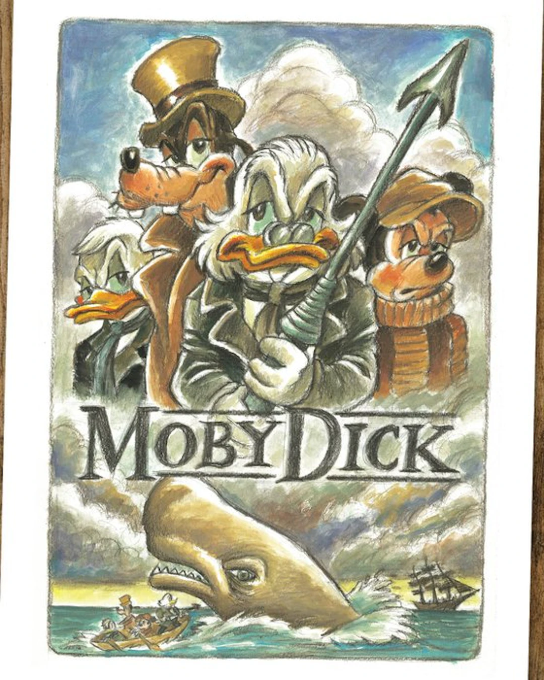 Joan Vizcarra - Disney’s Moby Dick - Hand Signed Fine Art Giclée