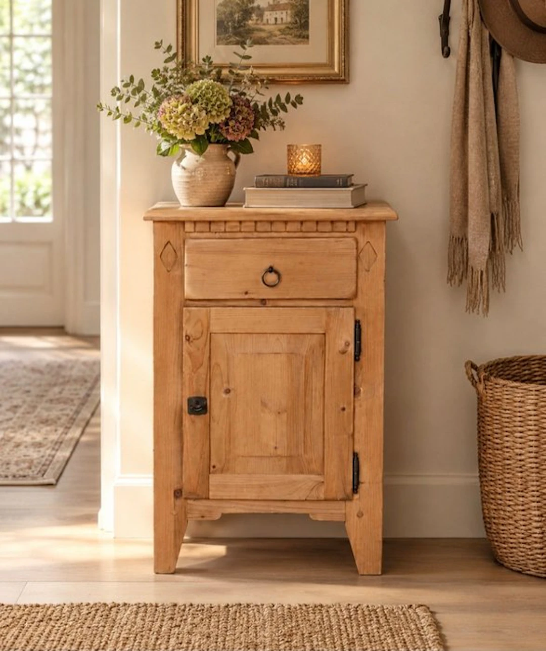 Nightstand - Pine wood