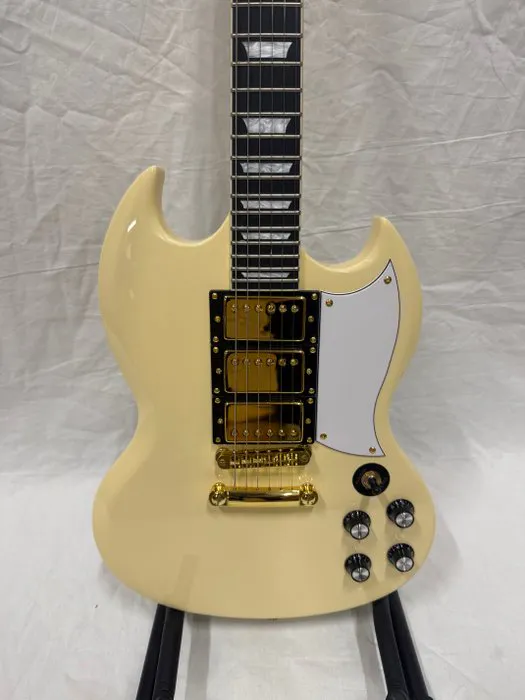 Lintage Guitars - SG-600-VWH (3- Humbuckers) - - Electric guitar