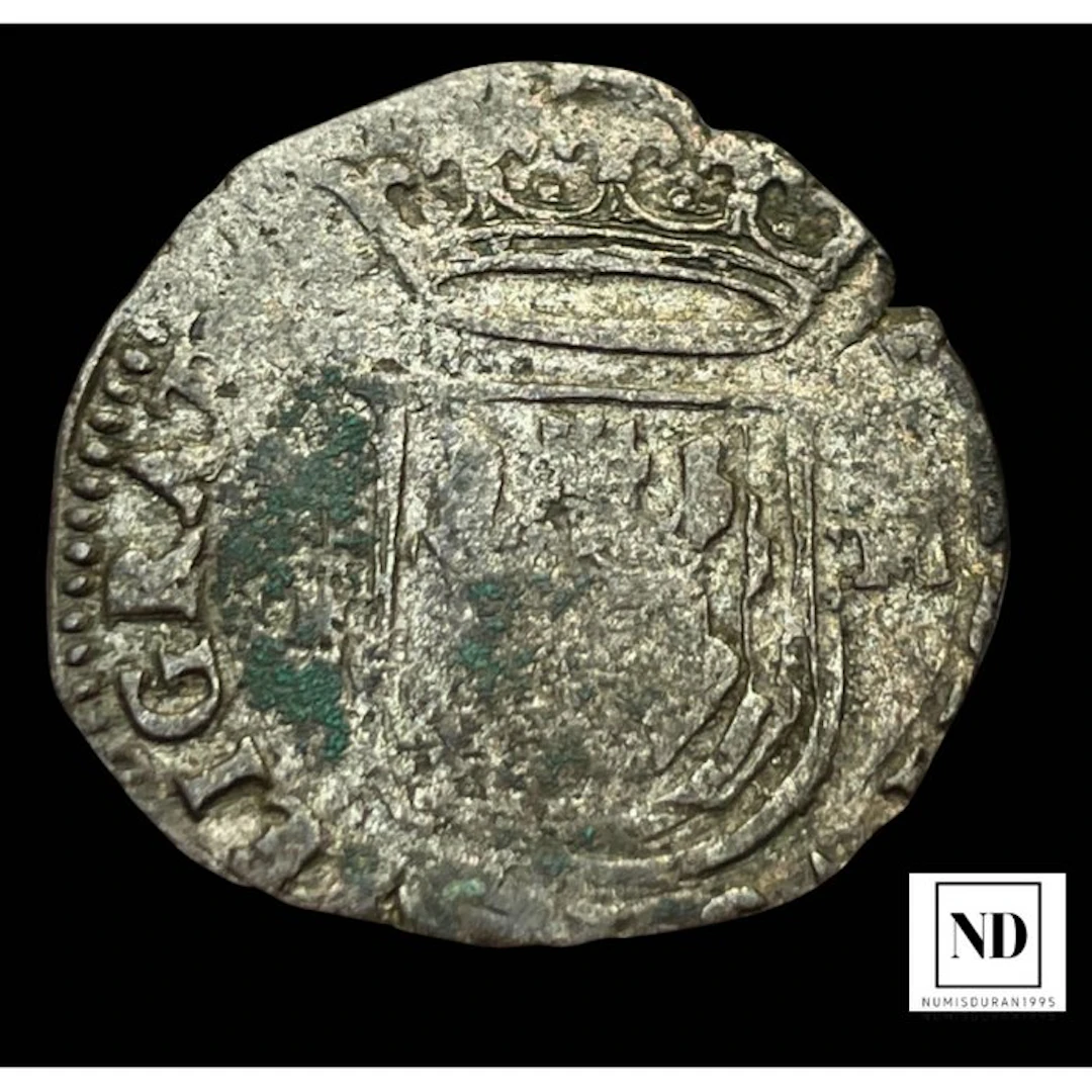 Spain. Felipe II. Cuartillo Después de 1566 - Toledo