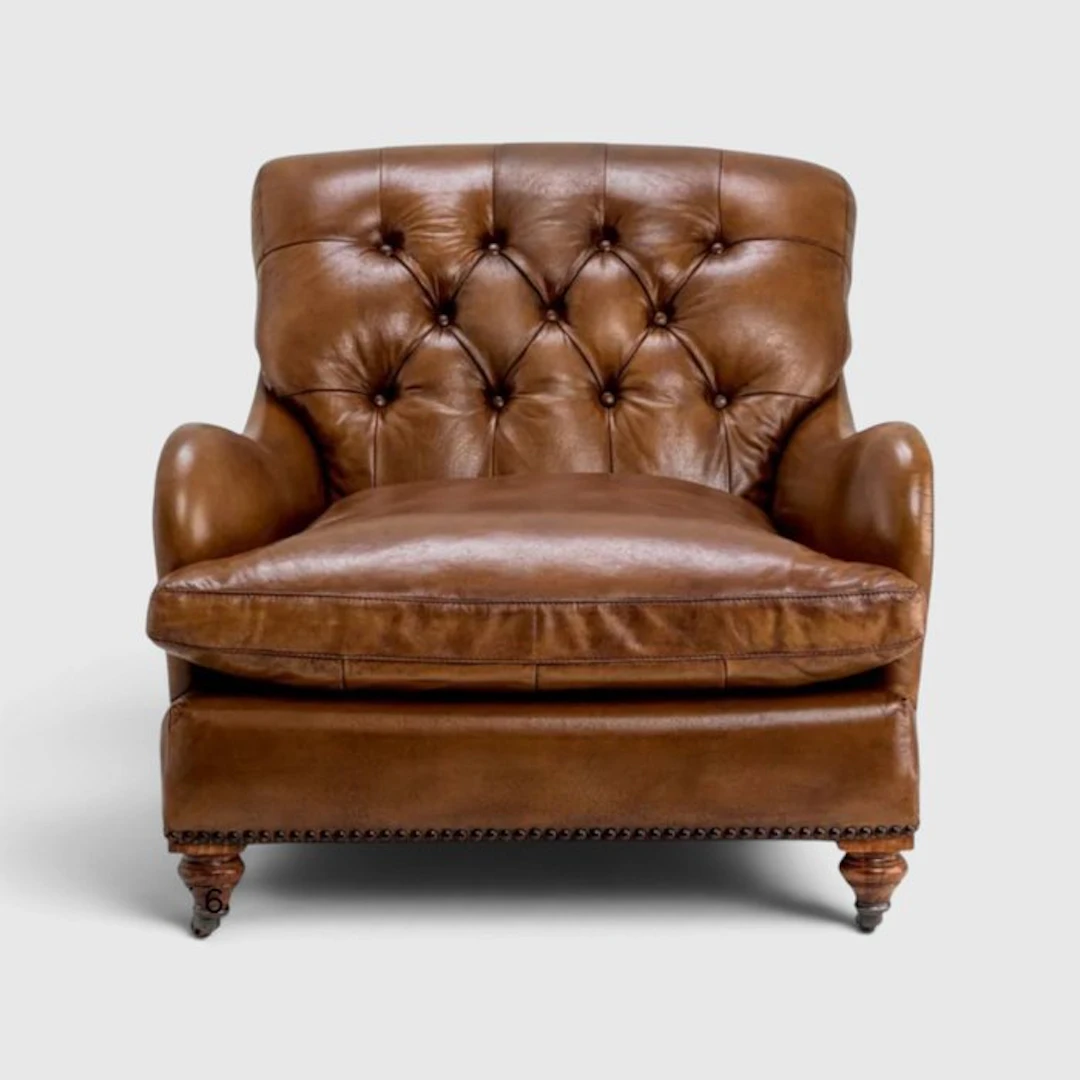 Eichholtz - Armchair (2) - tobacco - Club chair Caledonian