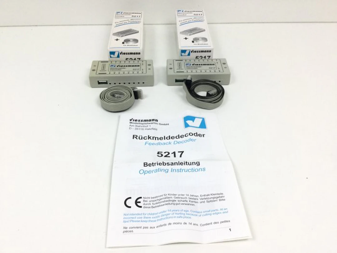 Viessmann H0 - 5217 - Electronics (2) - Viessmann feedback decoders (2 pieces)
