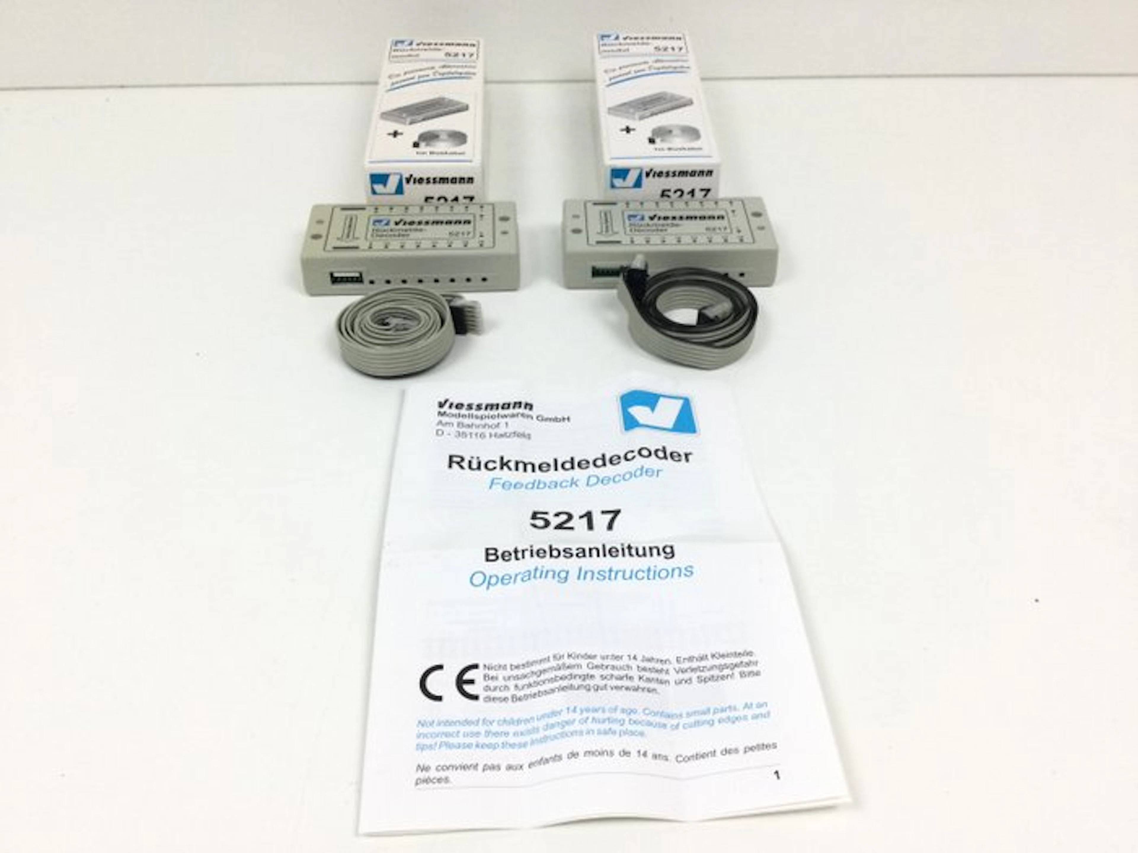 Viessmann H0 - 5217 - Electronics (2) - Viessmann feedback decoders (2 pieces)