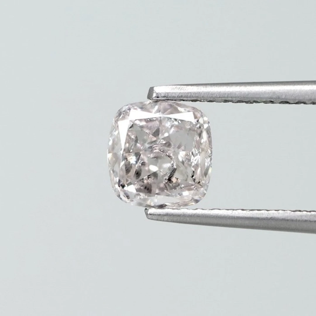 1 pcs Diamond (Natural coloured) - 1.00 ct - Cushion...