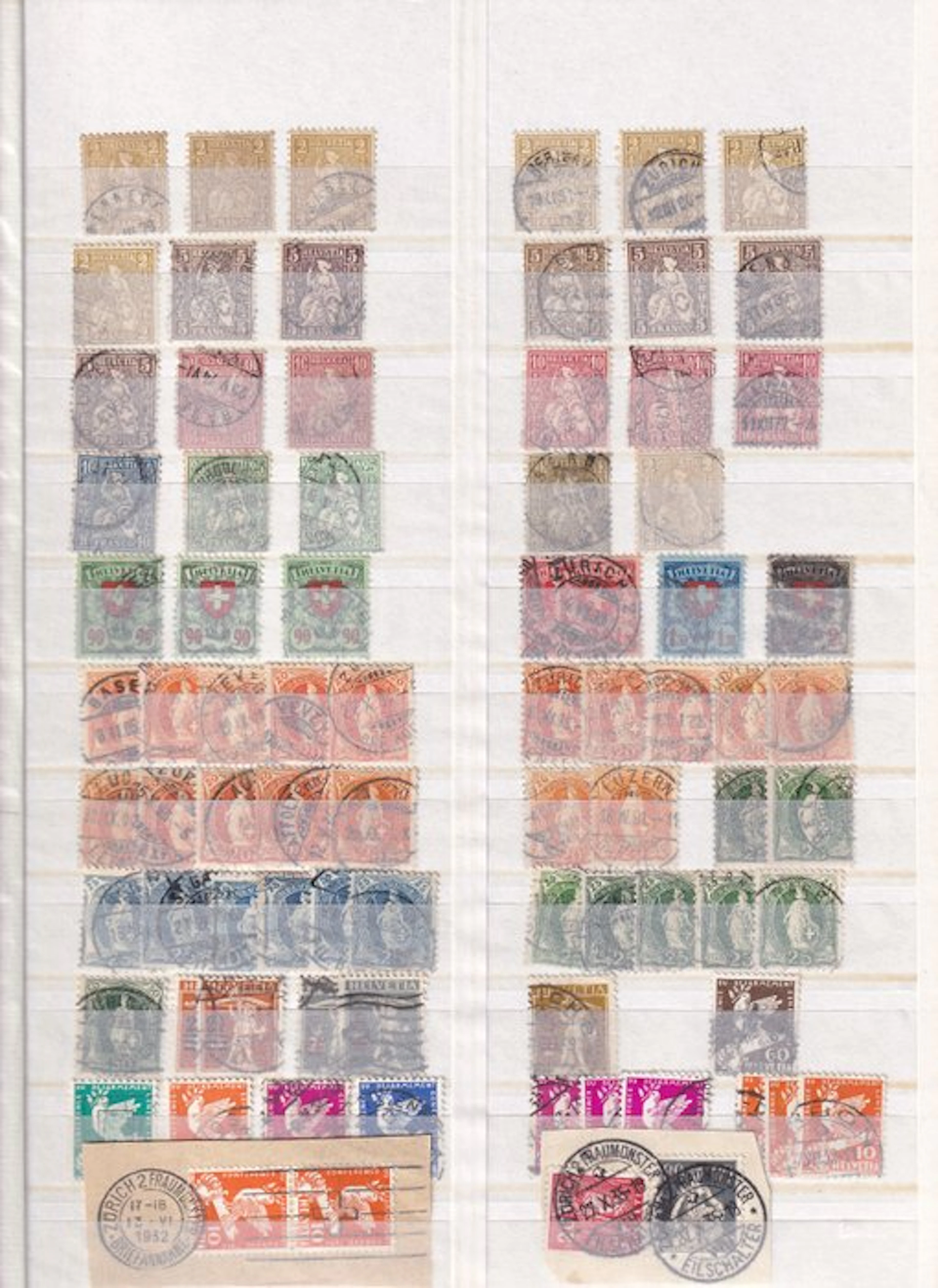 Switzerland 1862/1994 - Swiss collection from 1862 to 1994 in stockbook