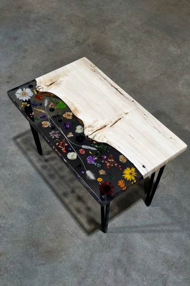 gp_woodepoxy - gp_woodepoxy - Coffee table - Burrwood - Handmade table.