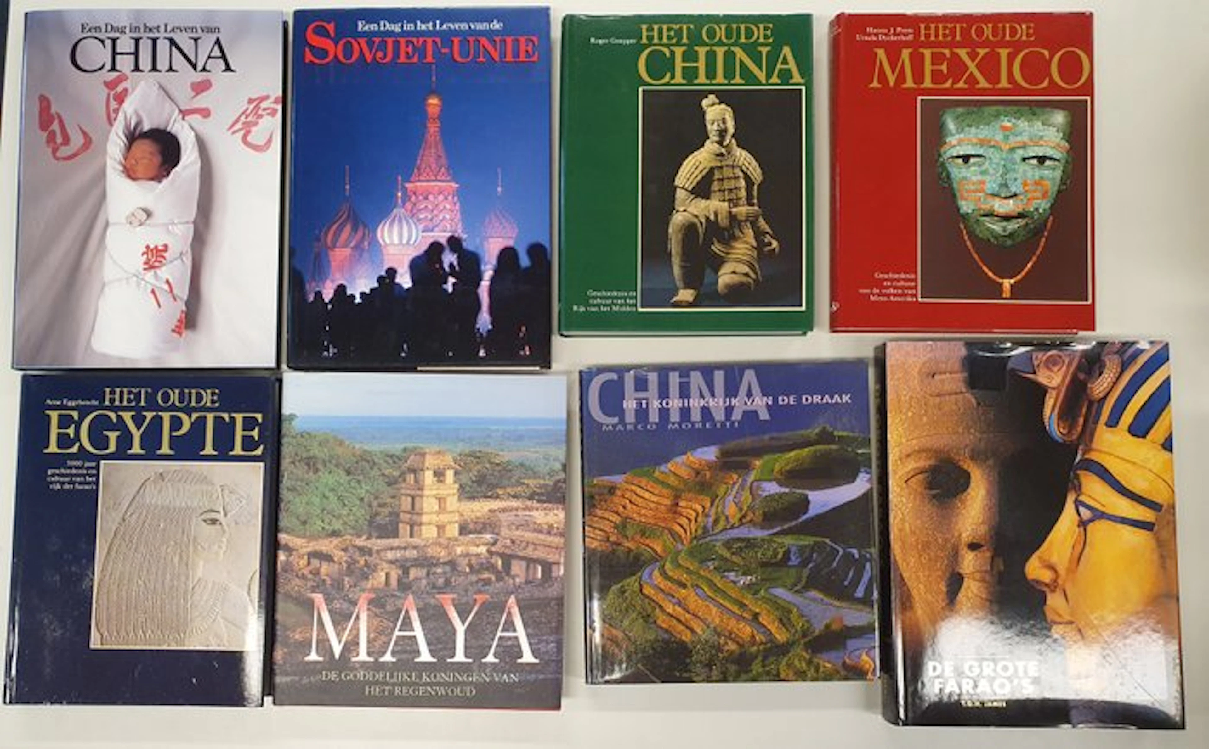 Diverse Auteurs - Boeken China, Egypte, Mexico, Sovjet Unie, Maya - 1986-2005