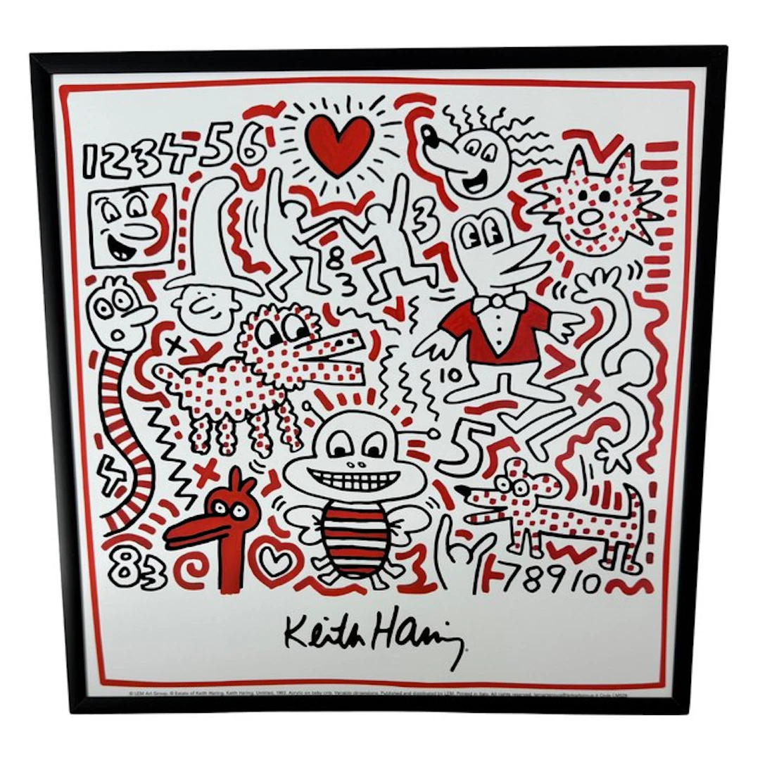 Keith Haring - LEM art group - 1983 - rare find - 1980s