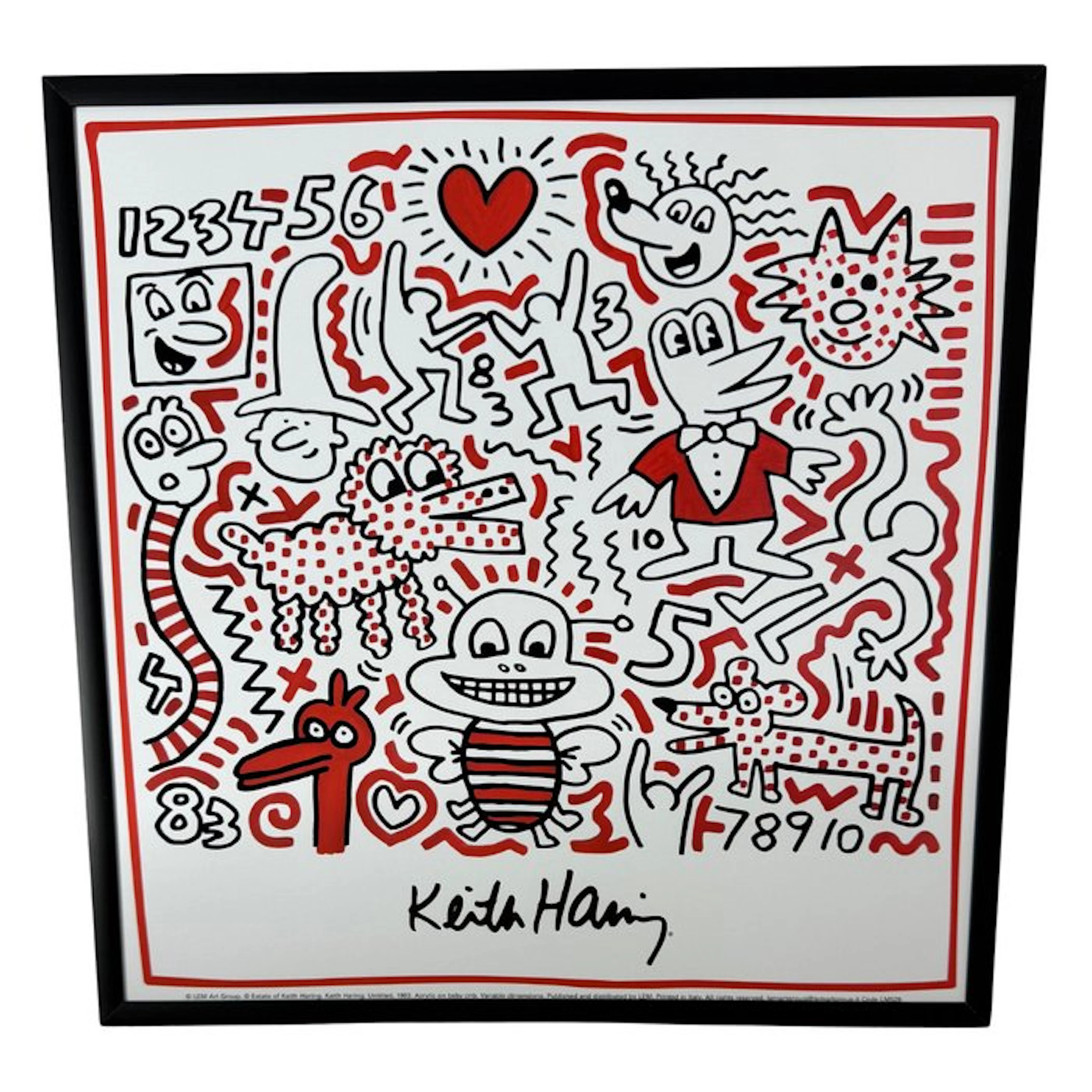 Keith Haring - LEM art group - 1983 - rare find - 1980s