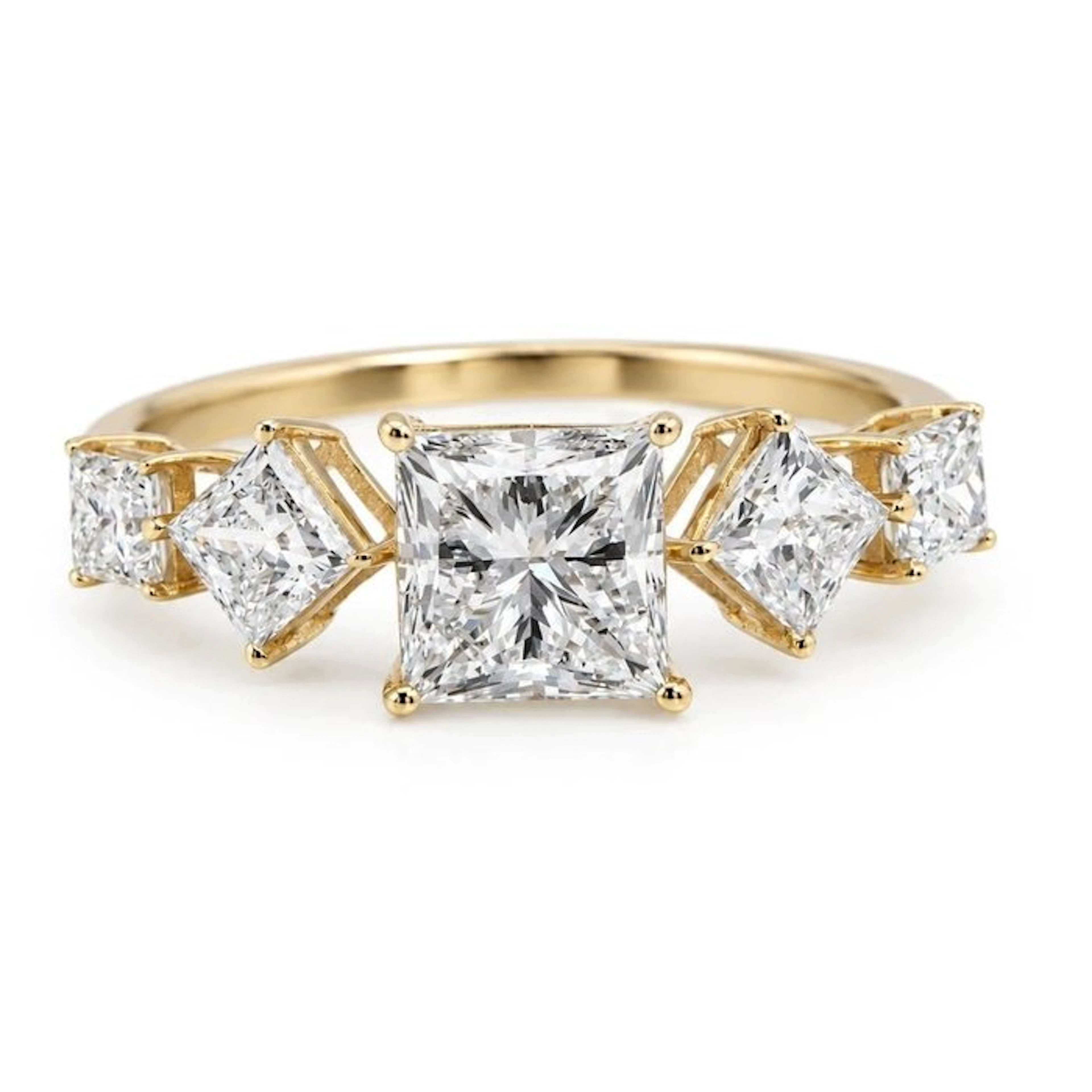 No reserve price - Ring - 14 kt