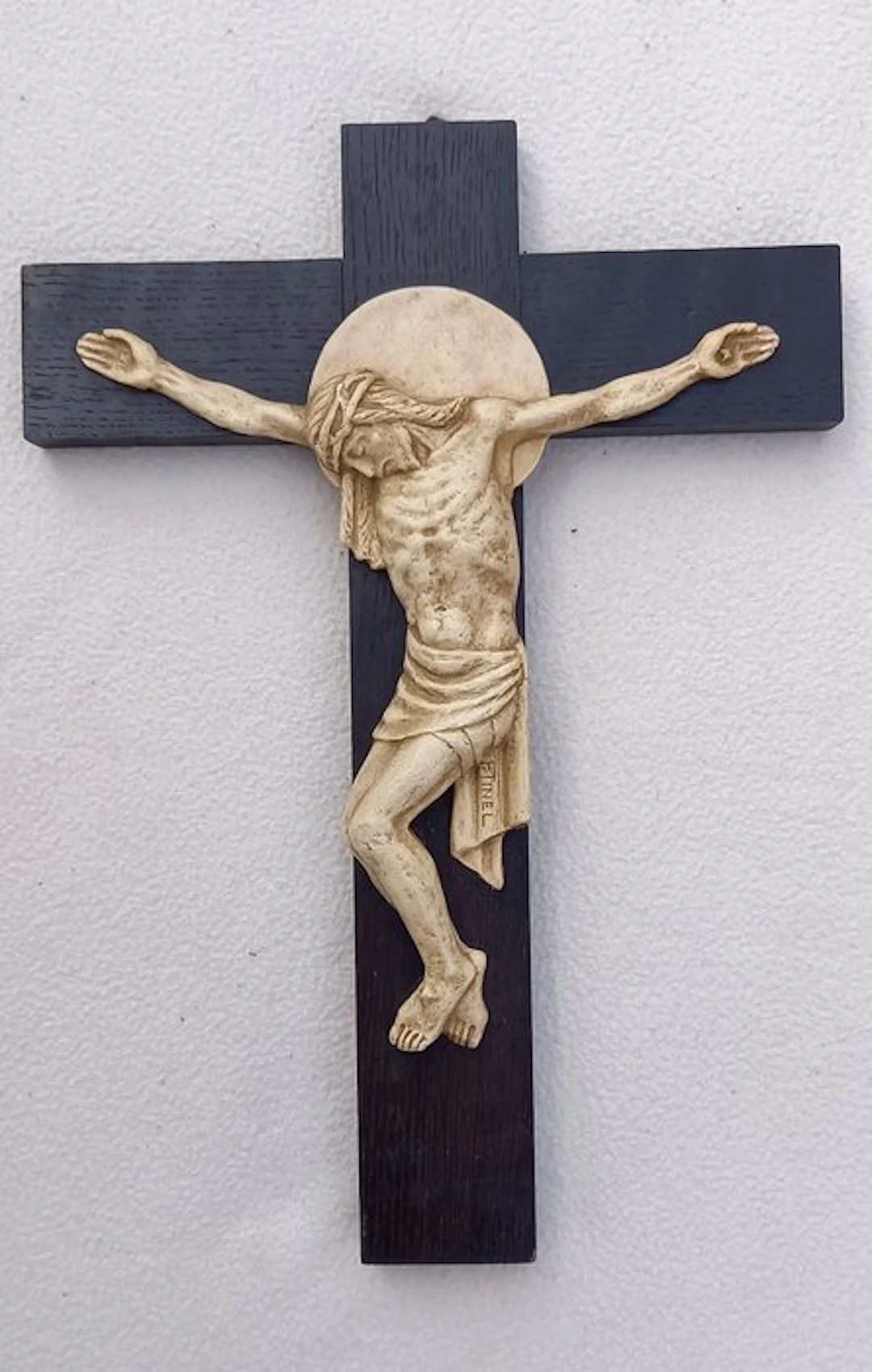 Art Deco Crucifix - Oak - 1930-1940 - Franz Tinel