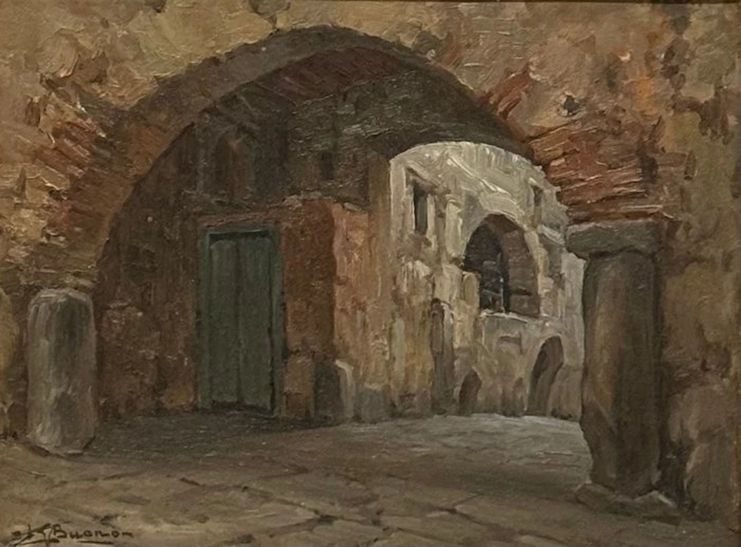 Leon giuseppe Buono (1888-1976) - Arco Medievale Pozzuoli