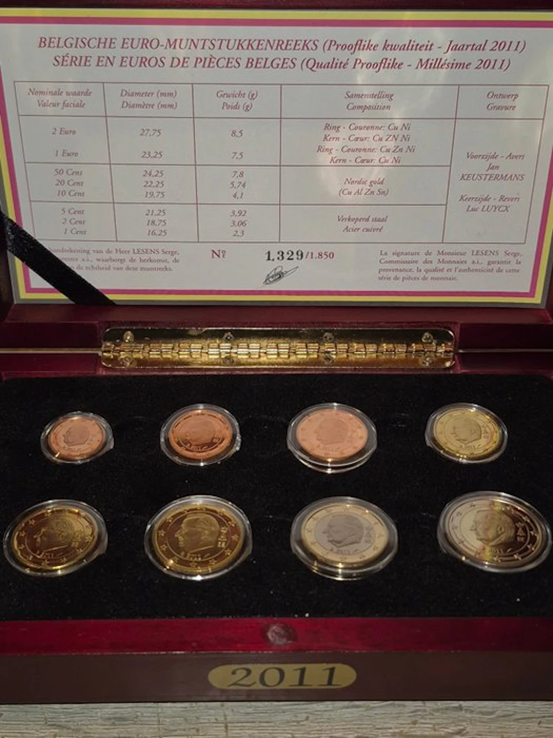 Belgium. Proof Set 2011 (No reserve price)