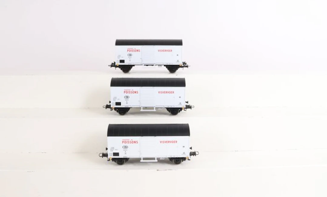B-Models H0 - 45.708 - Model train freight wagon set (1)...