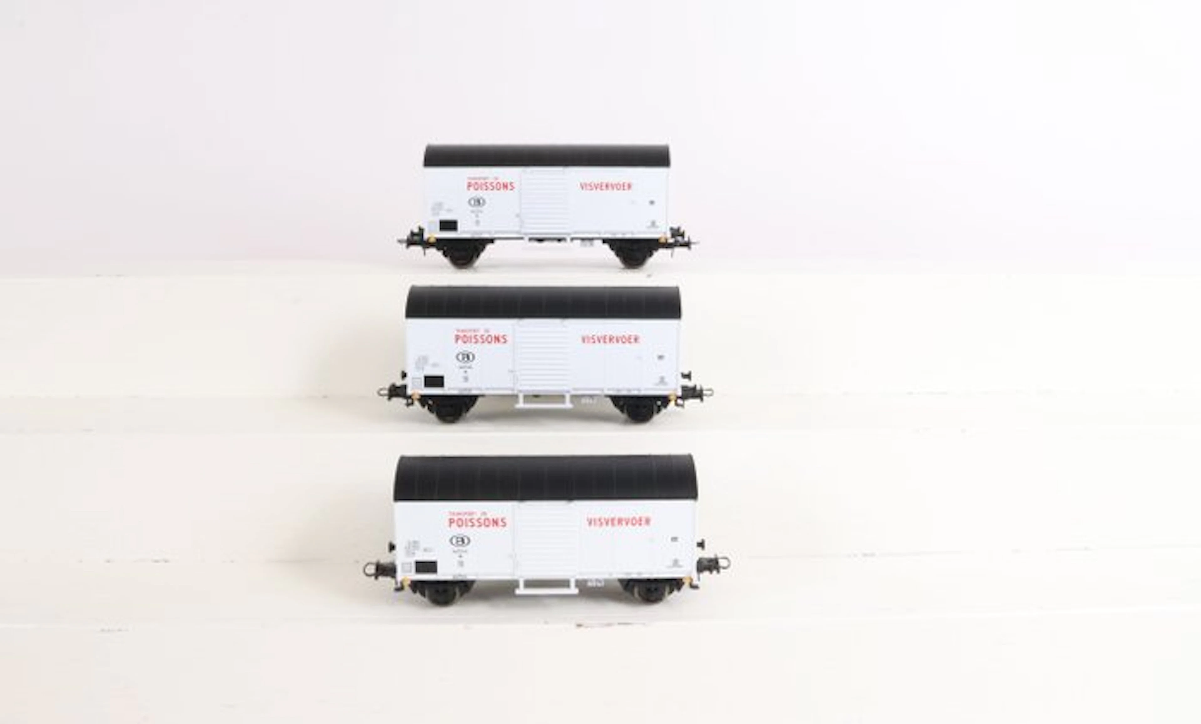 B-Models H0 - 45.708 - Model train freight wagon set (1)...