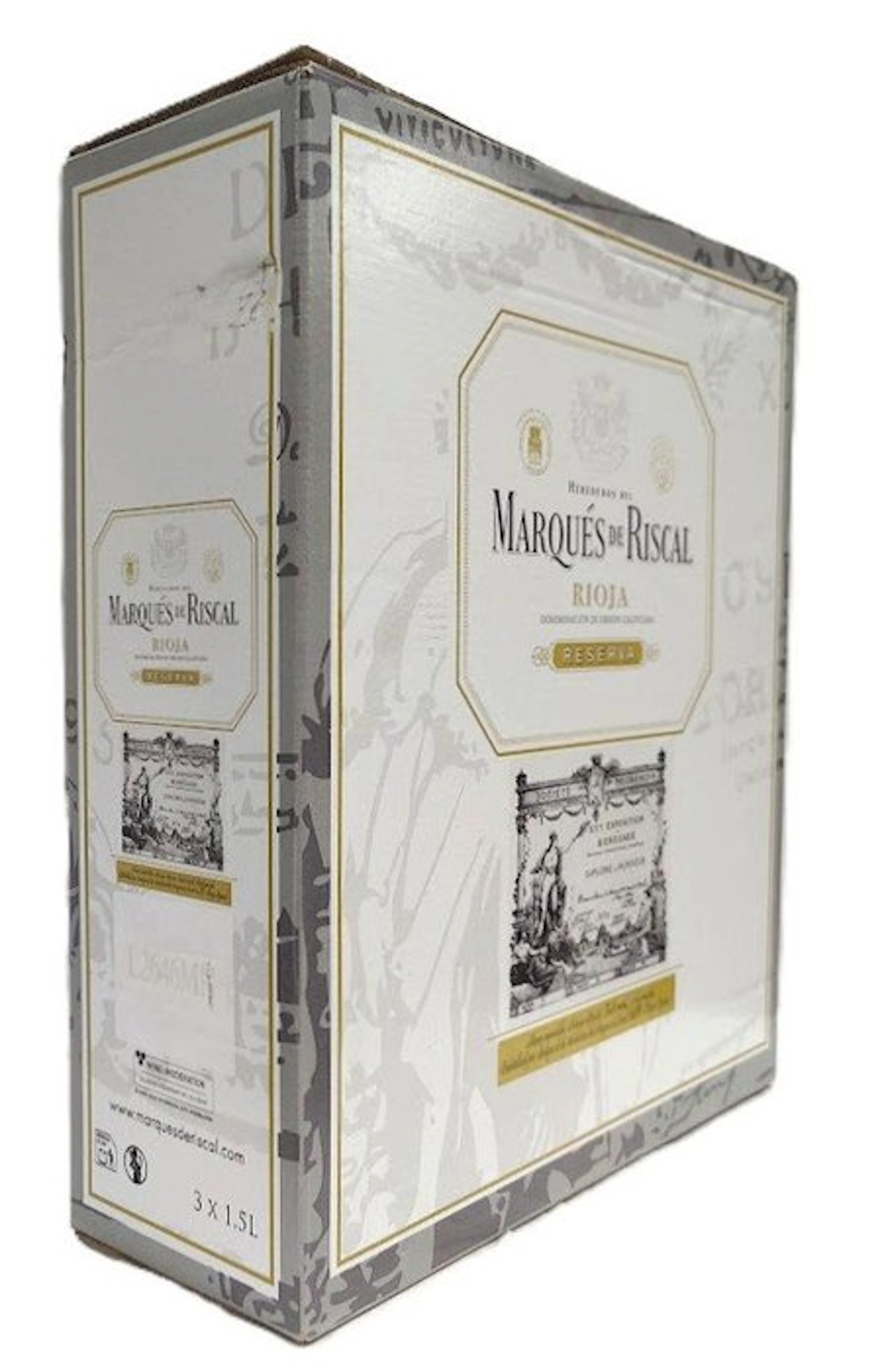 2020 Marqués de Riscal, reserva - Rioja - 3 Magnums (1.5L)