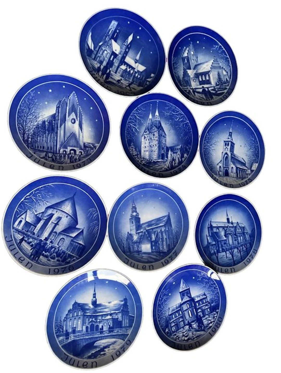 Christmas decoration (10) - Kirke Platten - Porcelain - Christmas dishes