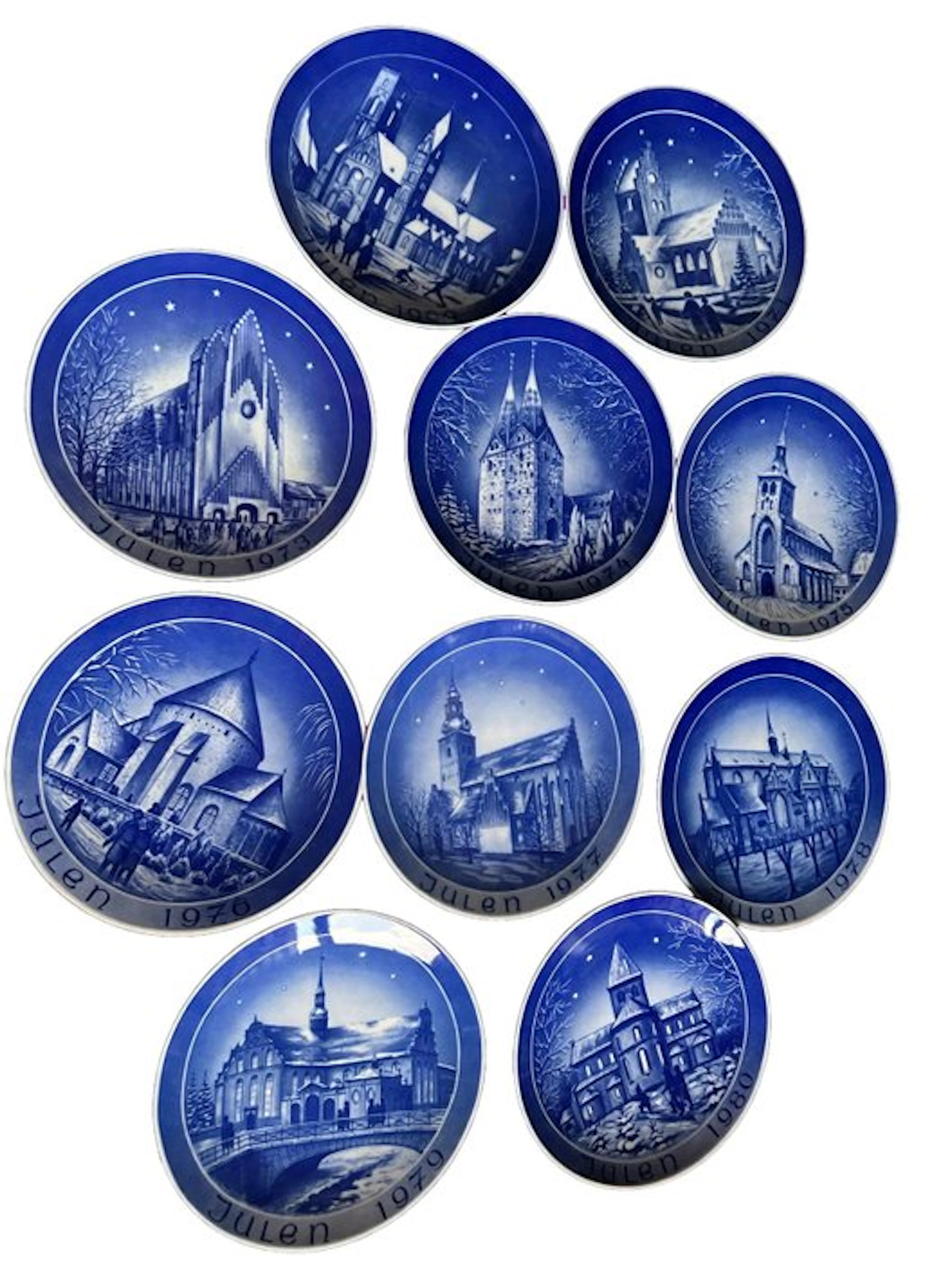 Christmas decoration (10) - Kirke Platten - Porcelain - Christmas dishes