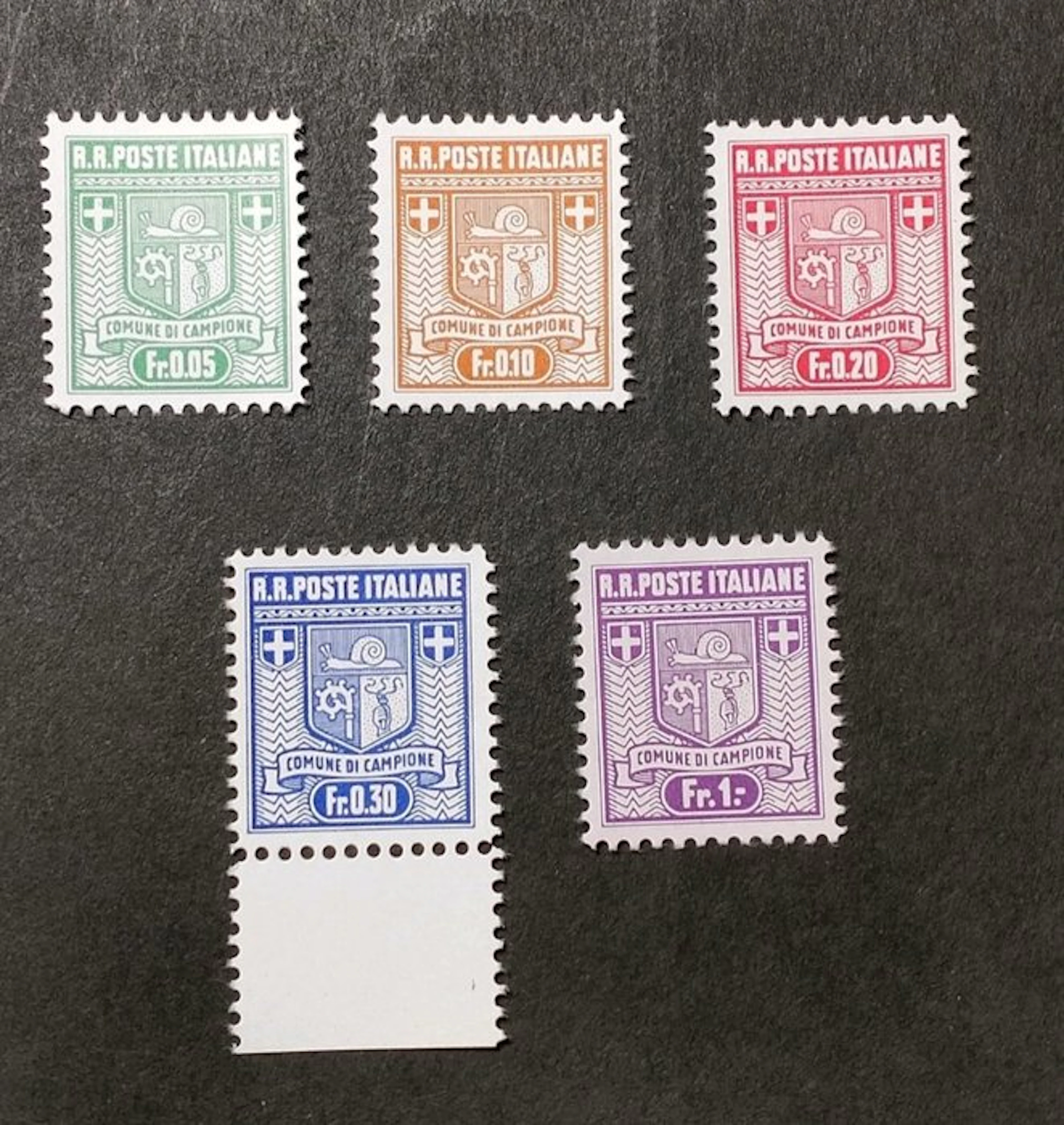 Italy - Campione 1944 - Sample
