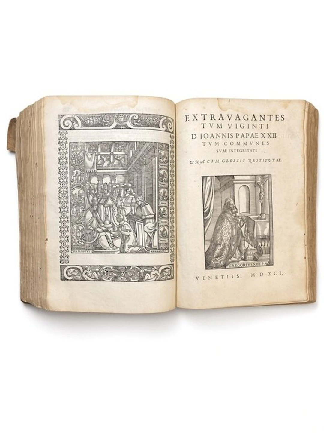 Bonifacio VIII; Clemente V; - Liber Sextus Decretalium (Extravagantes) - 1591