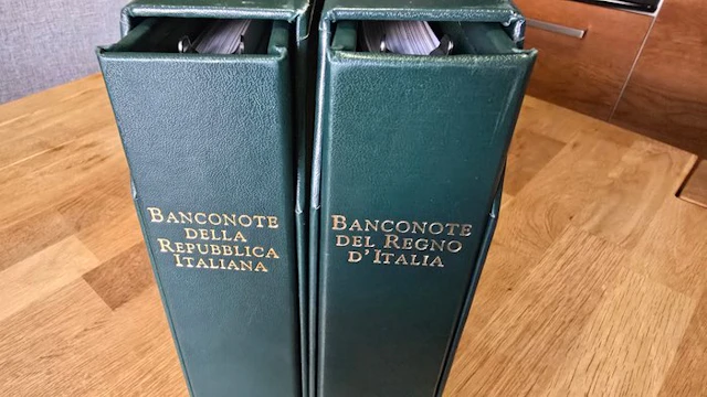 Italy. - 2 Album Bolaffi: Banconote del Regno d'Italia e...