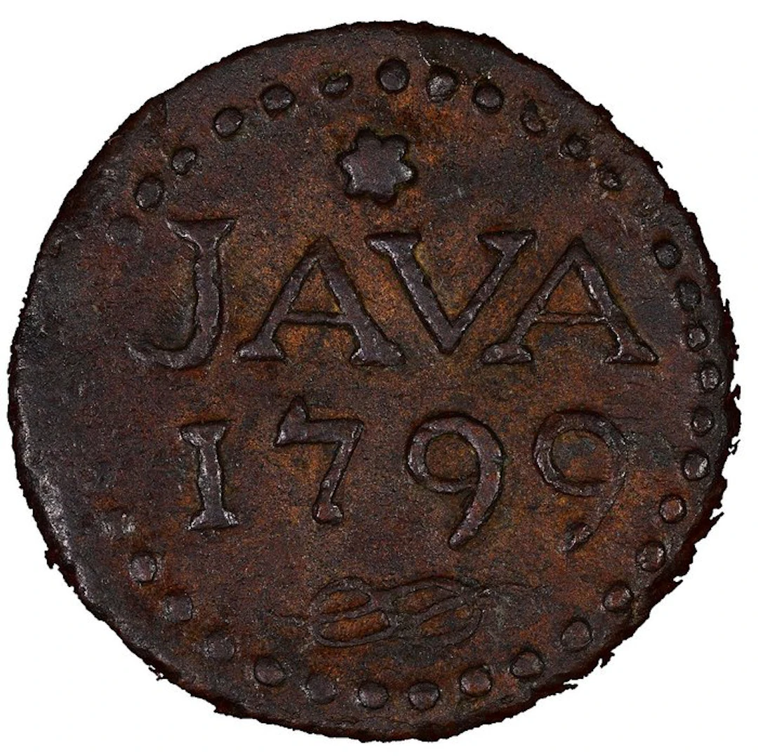 Dutch East Indies. Emergency Stiver 1799 - JAVA KM# 205