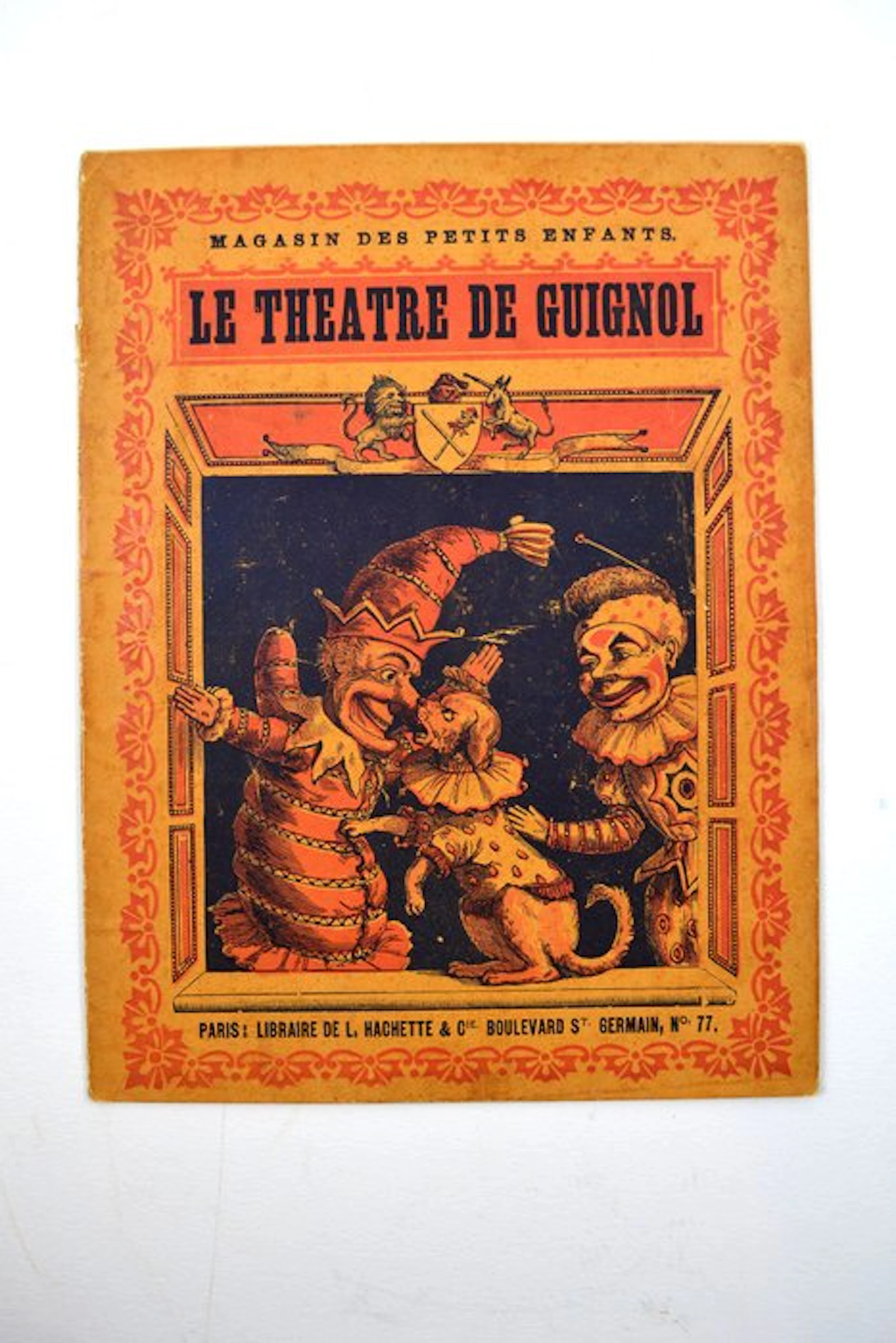 Anonyme - Le Theatre de Guignol. Bel & rare enfantina XIXe - 1875