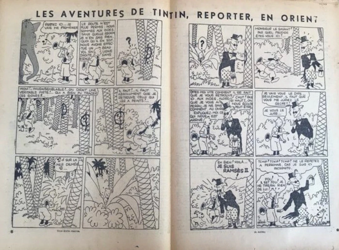 Le Petit Vingtième 28 - Tintin - Les Cigares du Pharaon - (1933) Hergé
