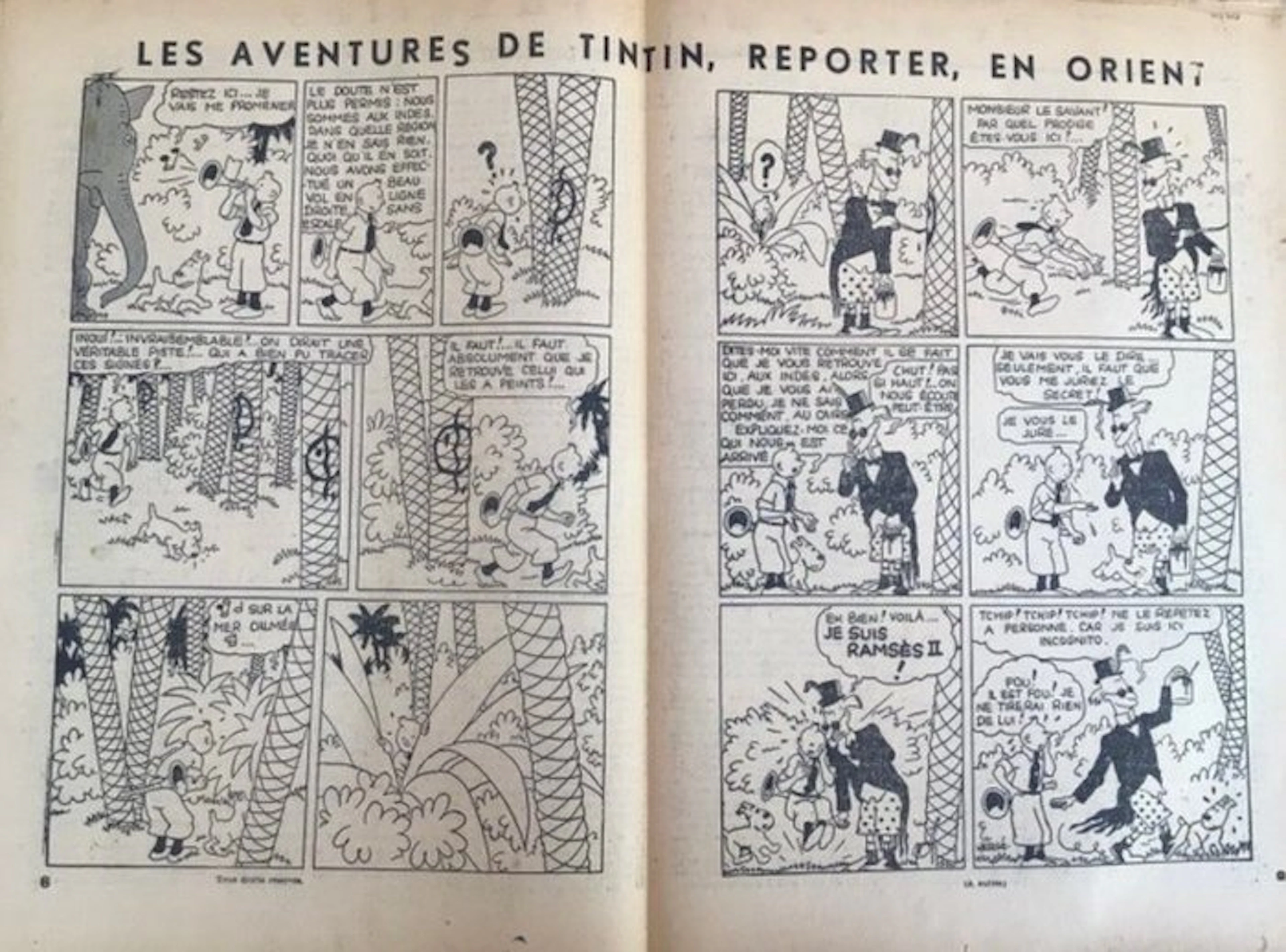 Le Petit Vingtième 28 - Tintin - Les Cigares du Pharaon - (1933) Hergé