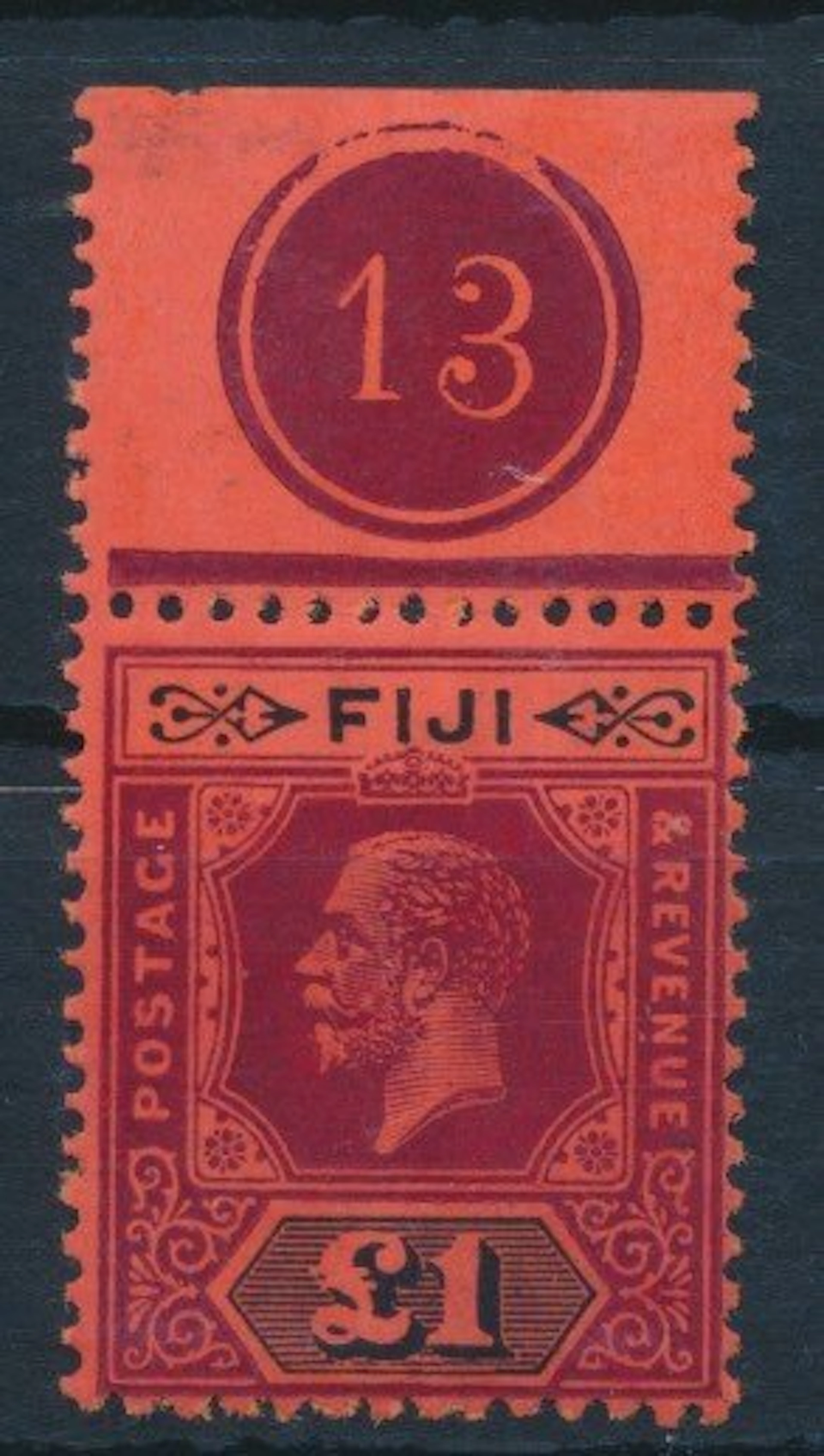 Fiji 1914 - King George