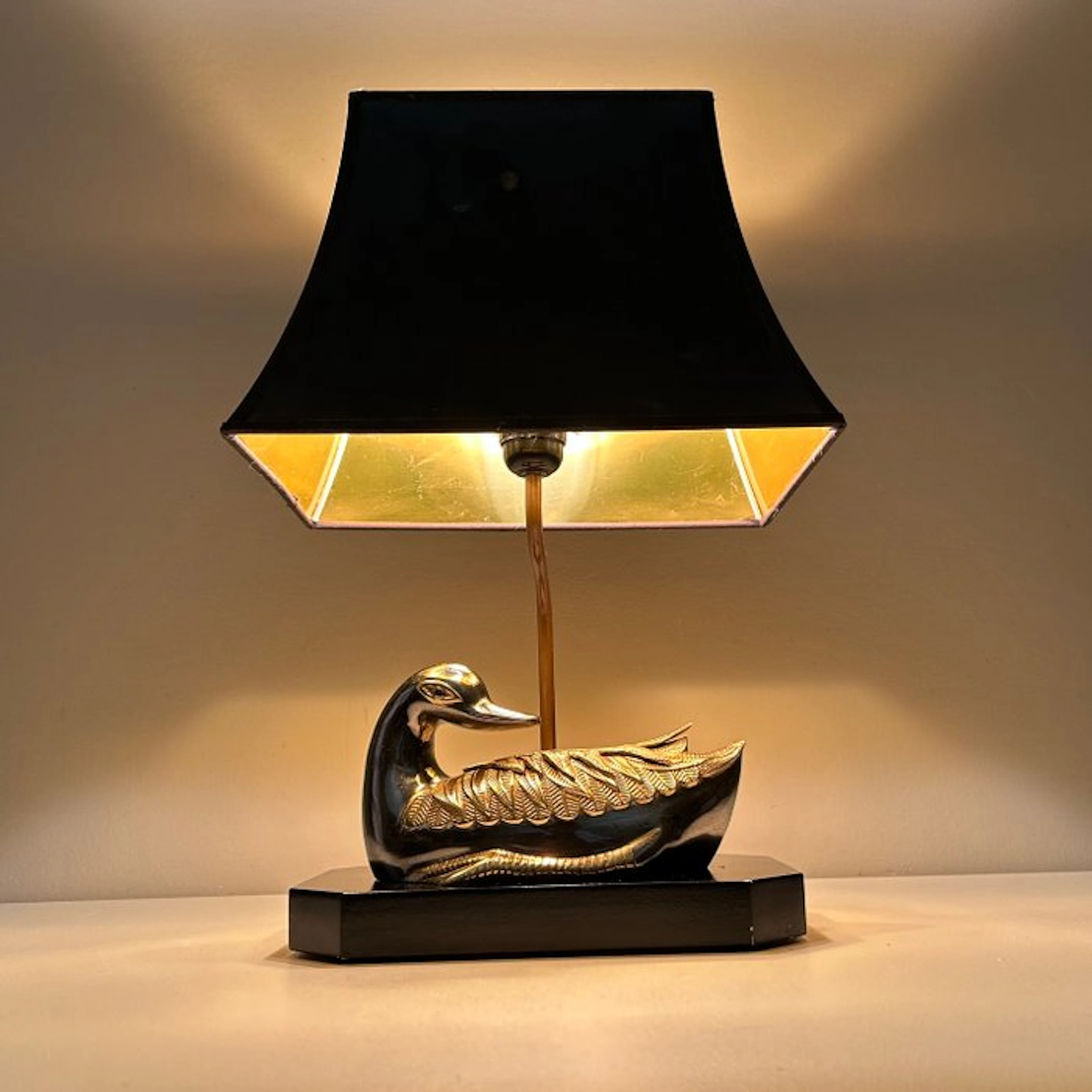 Table lamp - Gilt brass