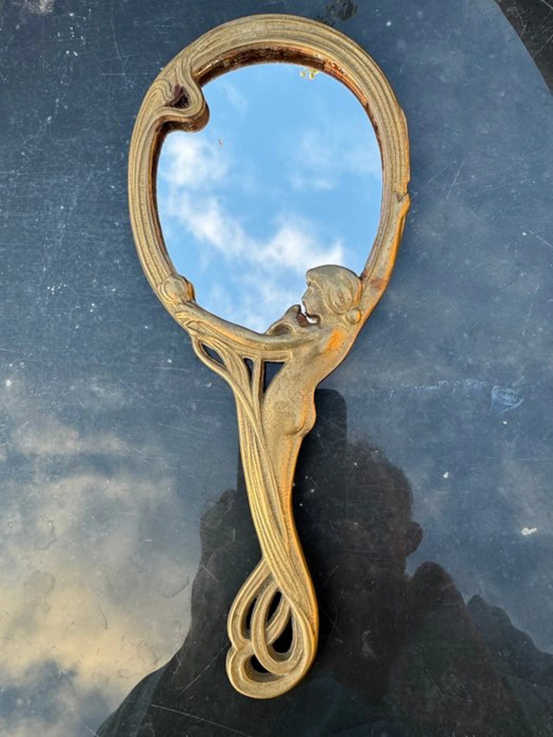 Hand mirror - mirror glass