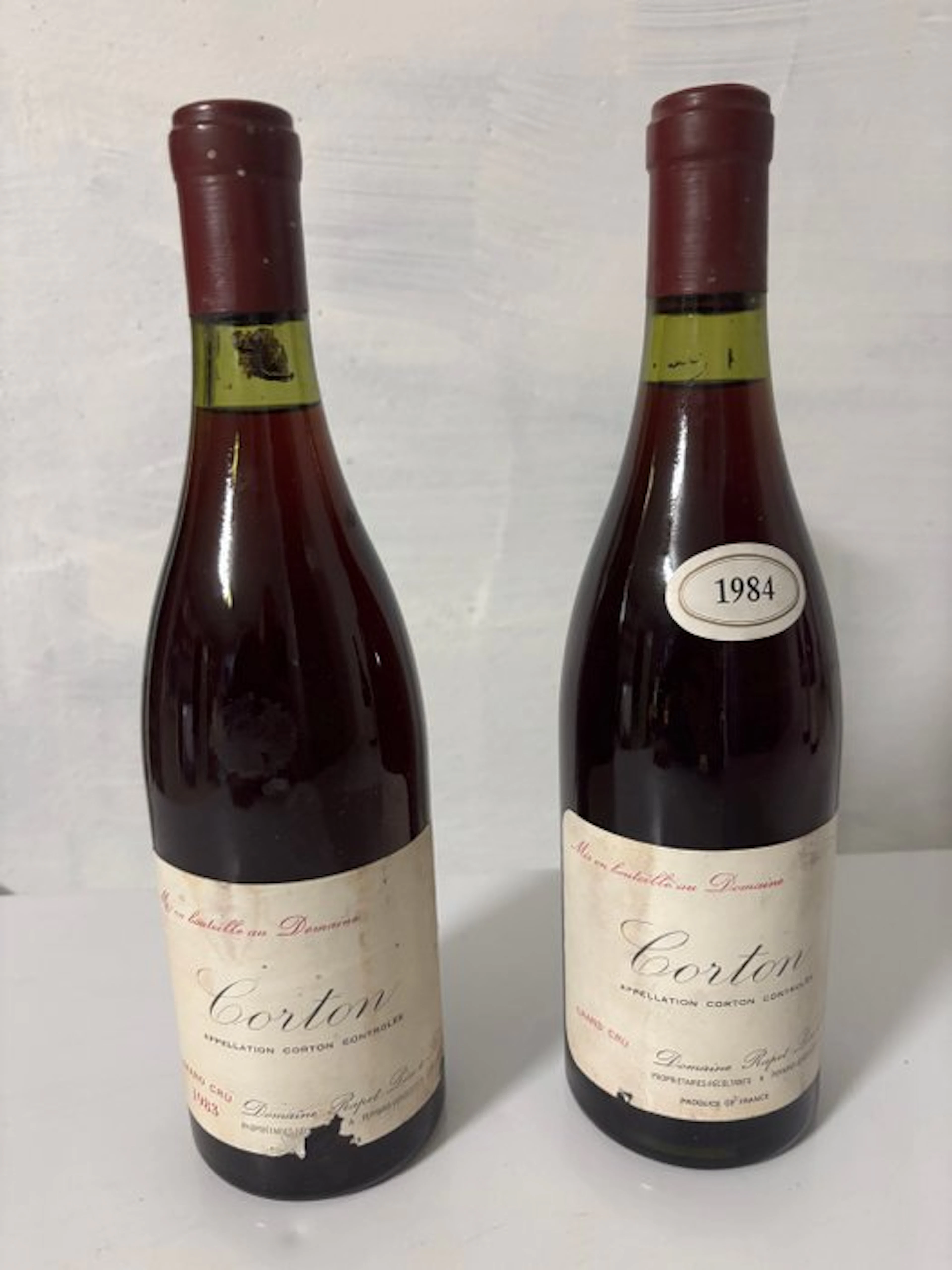 1983 & 1984 Domaine Rapet Père & Fils - Corton Grand Cru - 2 Bottles (0.75L)