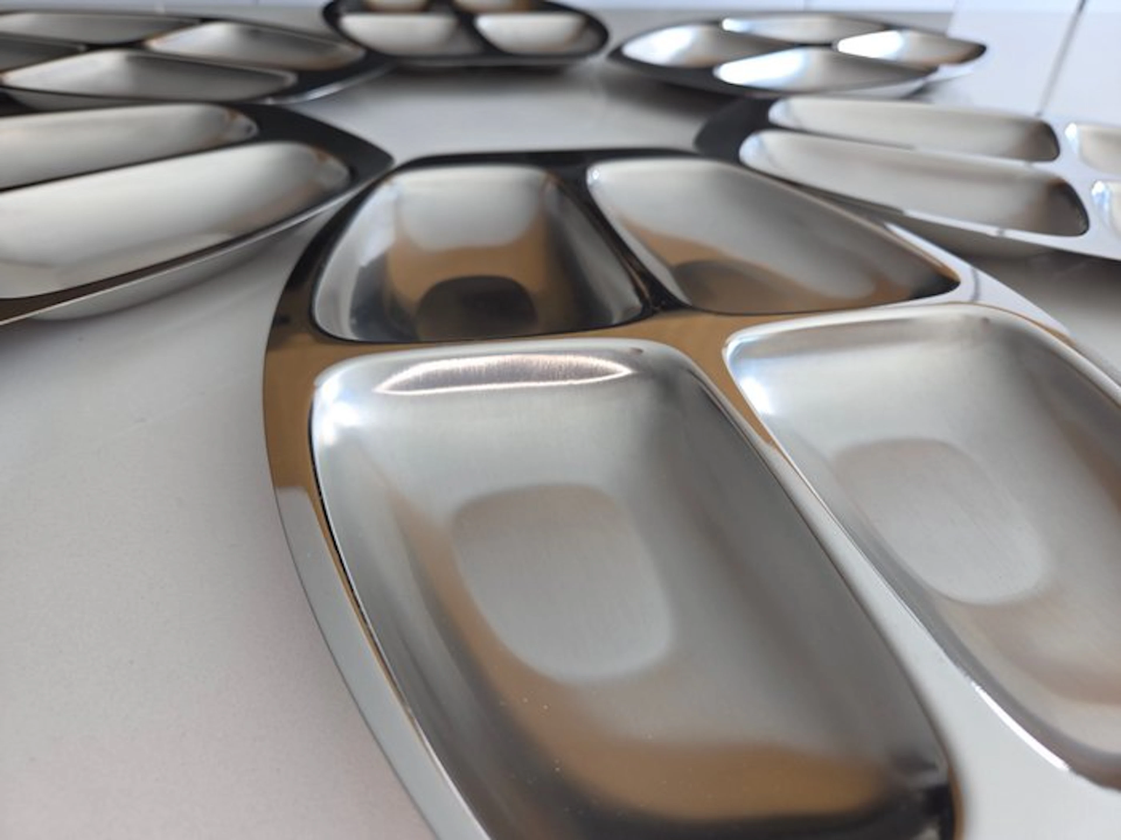 Alessi - Carlo Mazzeri & Anselmo Vitale - Platter (6) - Alessi "No