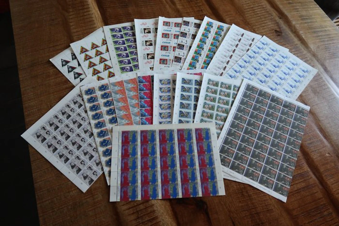 Netherlands 1985/1995 - 18 complete sheets - sorting lot...