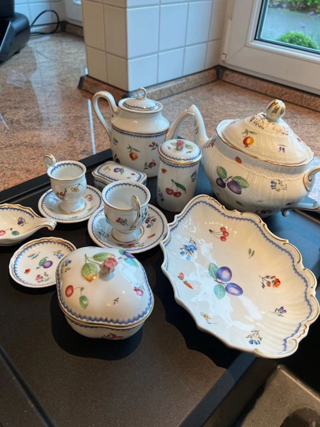 Richard Ginori - Coffee and tea service (13) - Porcelain - Sammler-Konvolut