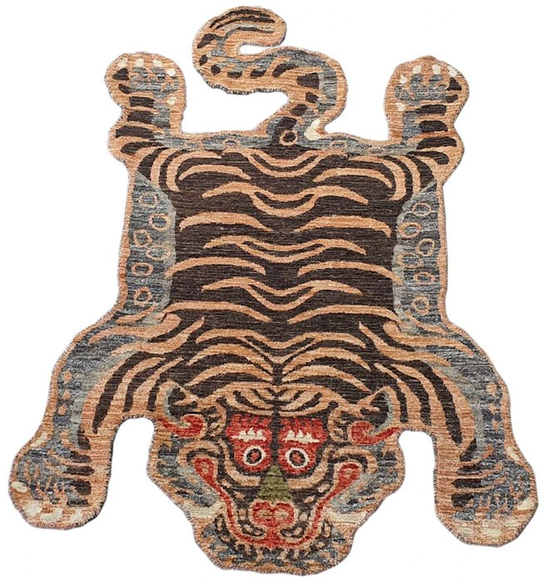Designer Carpet - New - Tiger - Rug - 185 cm - 111 cm