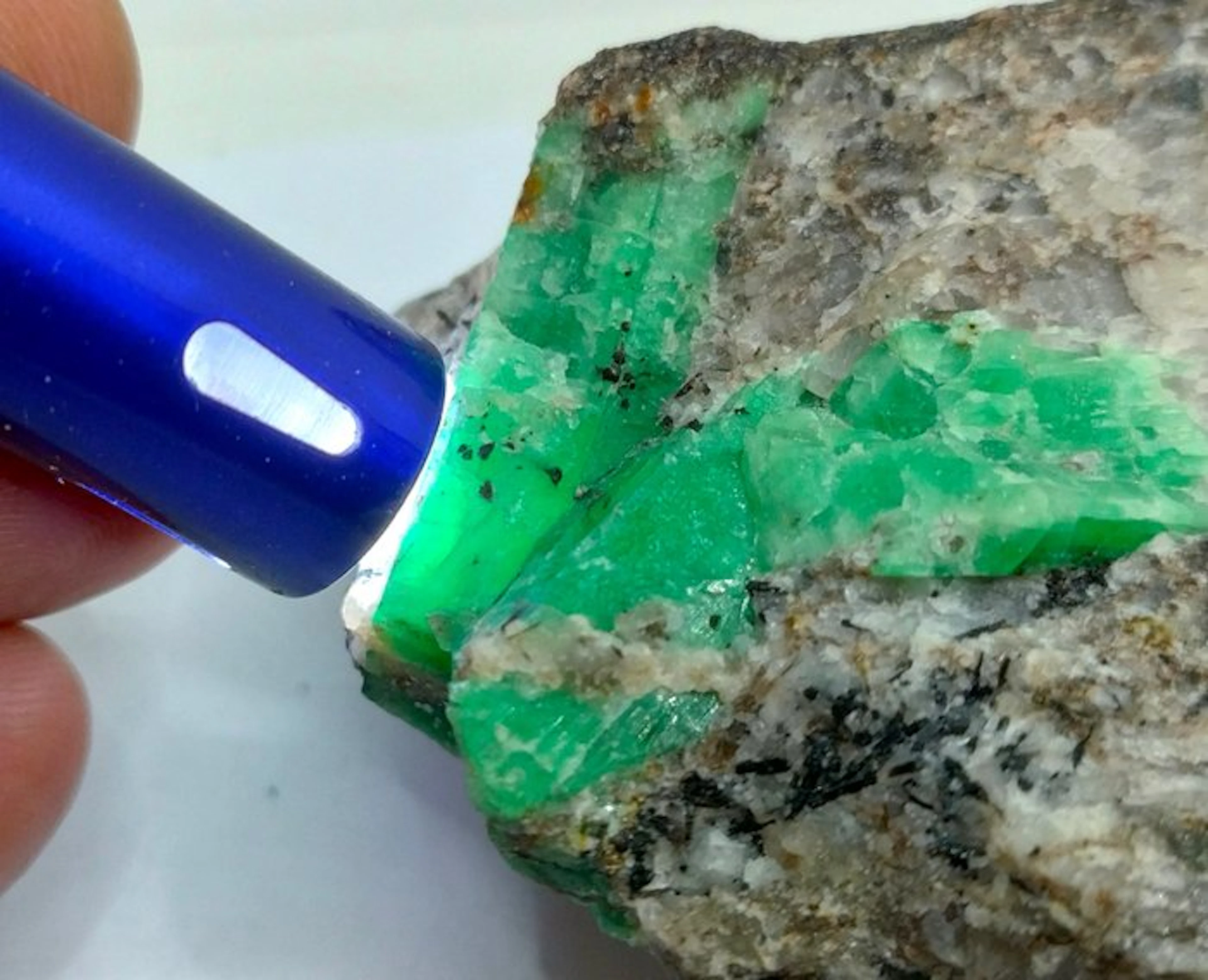 Beautiful Natural Emerald Crystal in matrix- 280 g