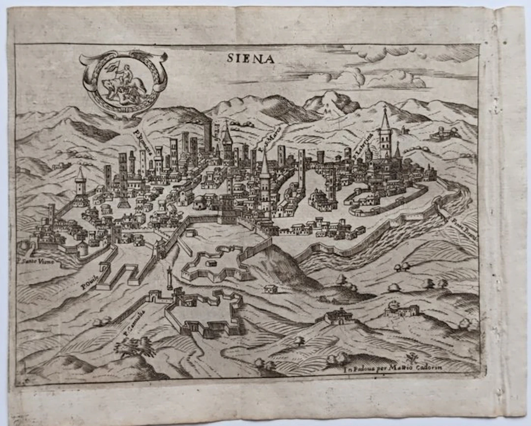 Italy - Siena; Francesco Scoto (1548/ 1622)