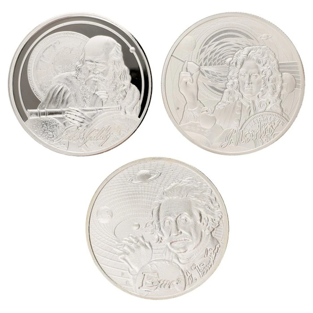 Niue. 2001/2002 - "Icons of Inspiration" 1 Oz (3 stuks) (No reserve price)