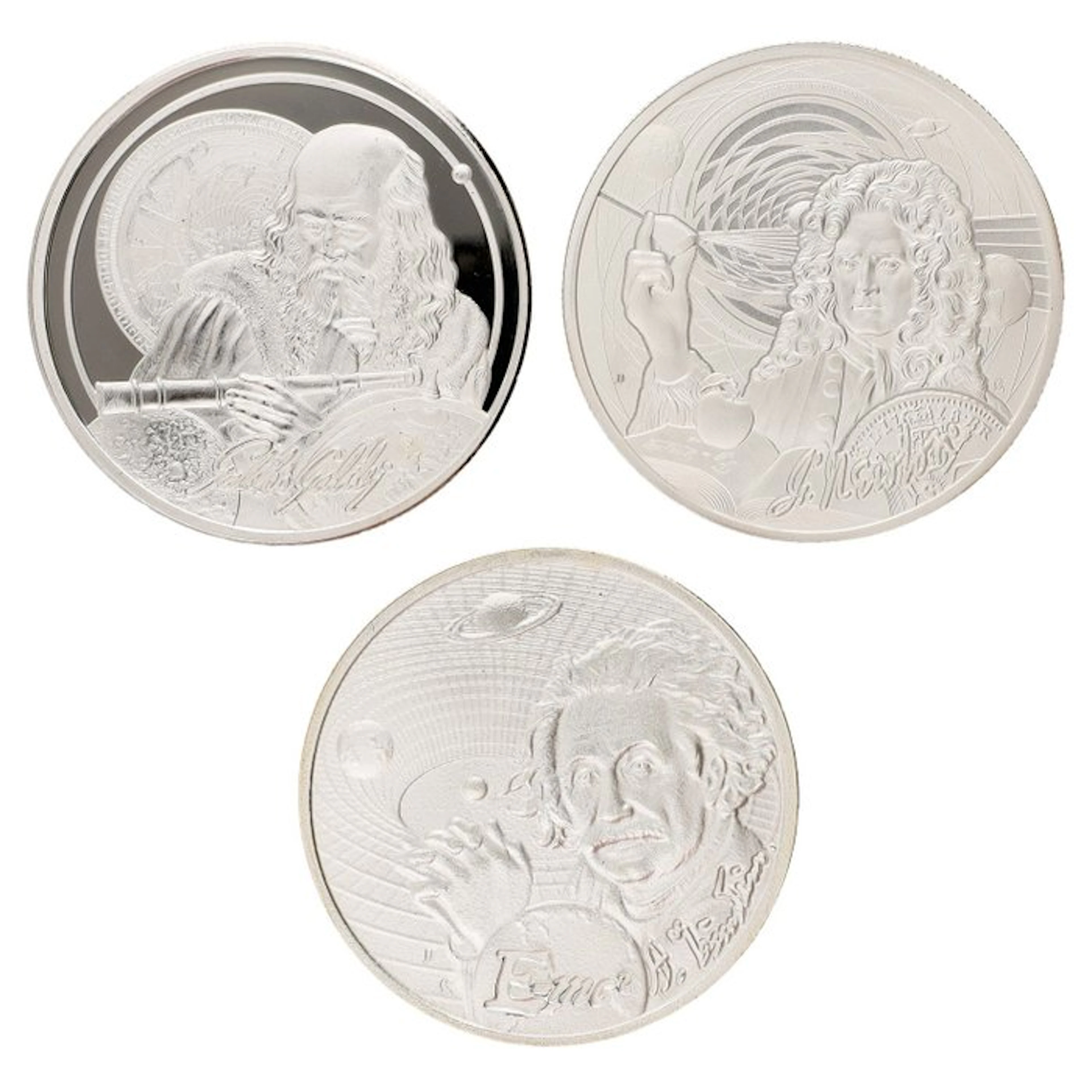 Niue. 2001/2002 - "Icons of Inspiration" 1 Oz (3 stuks) (No reserve price)