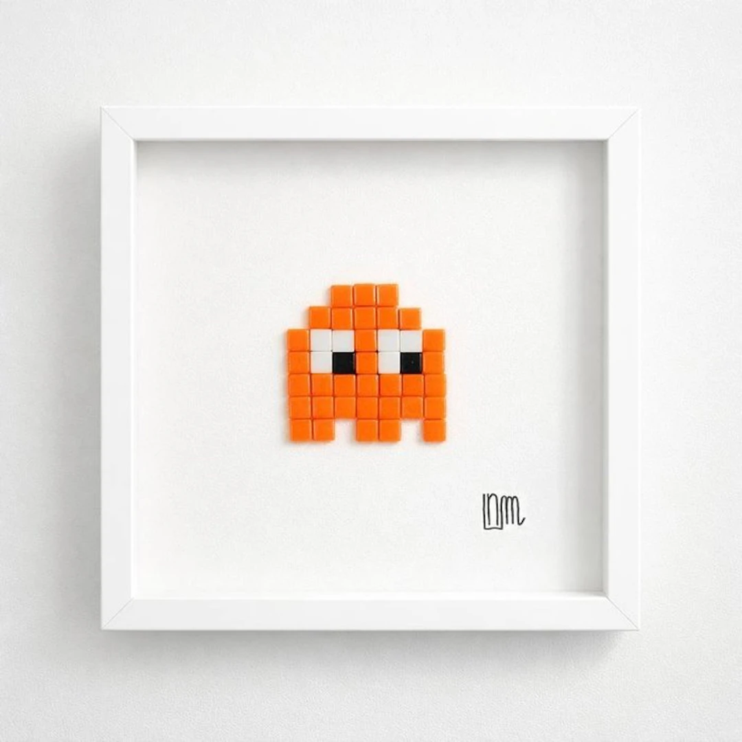 nLm - Pac-Man Orange (Ghost) • Mosaic • 25/50
