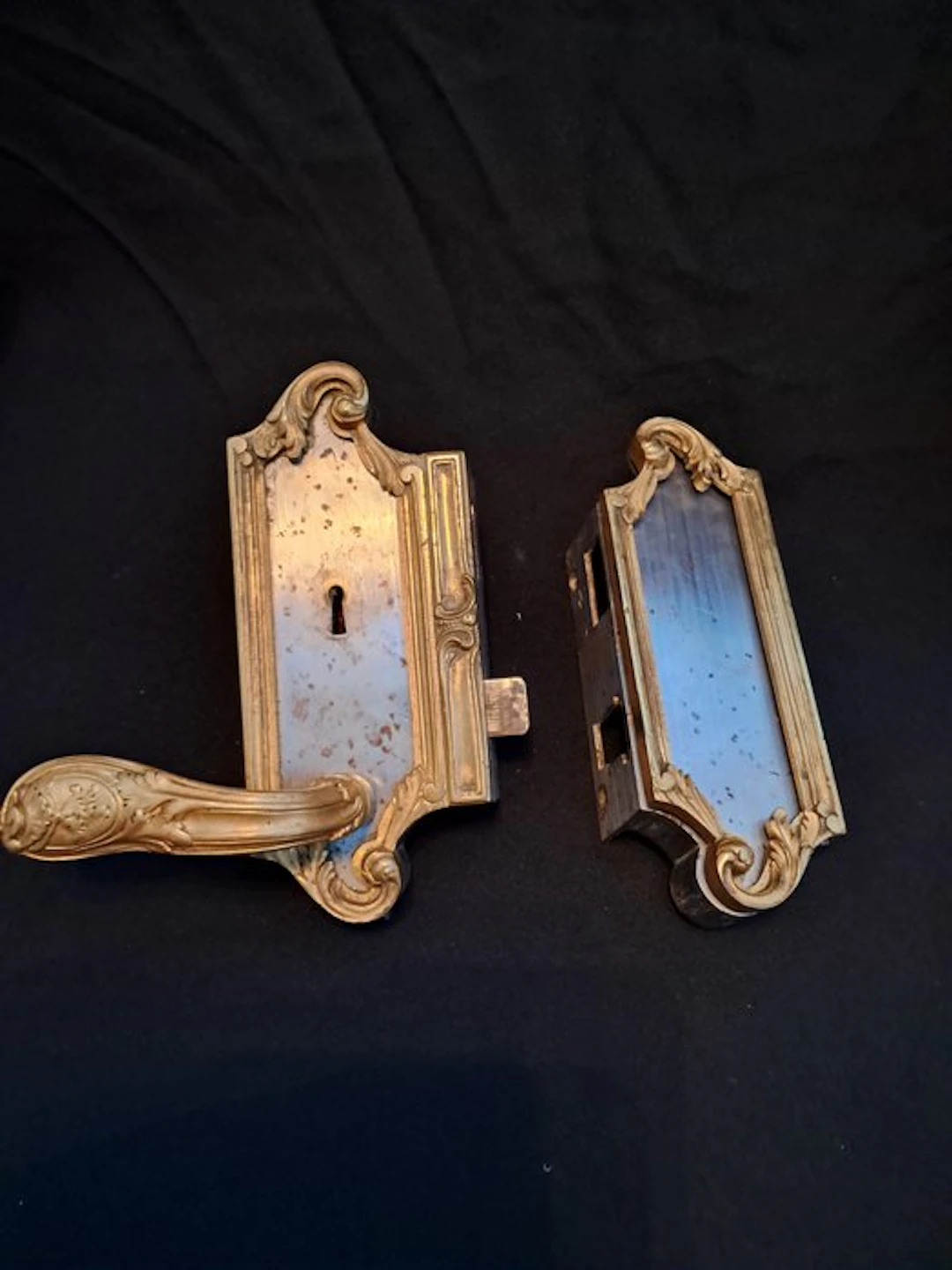 Lock - Nice brass door lock.