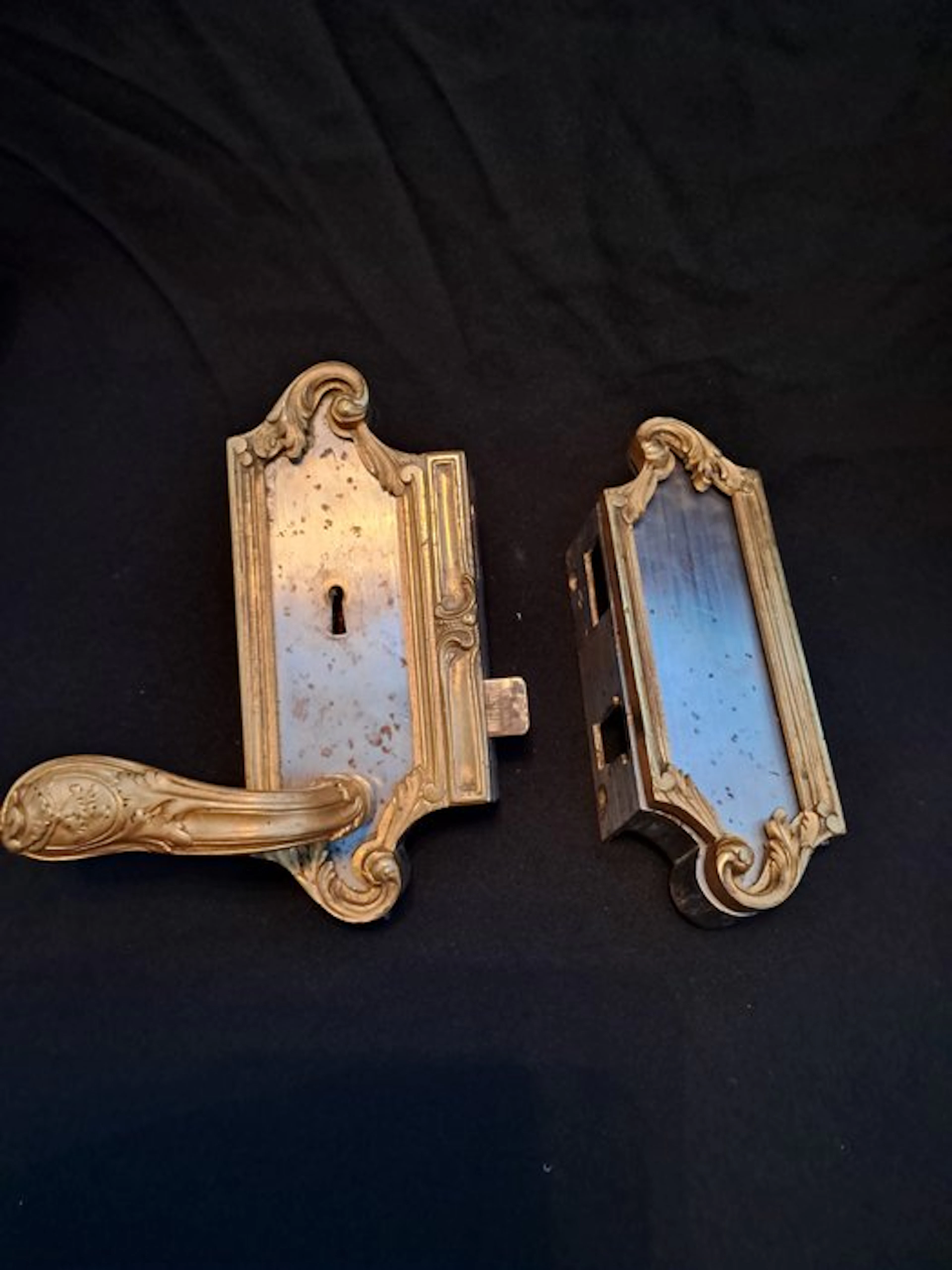 Lock - Nice brass door lock.