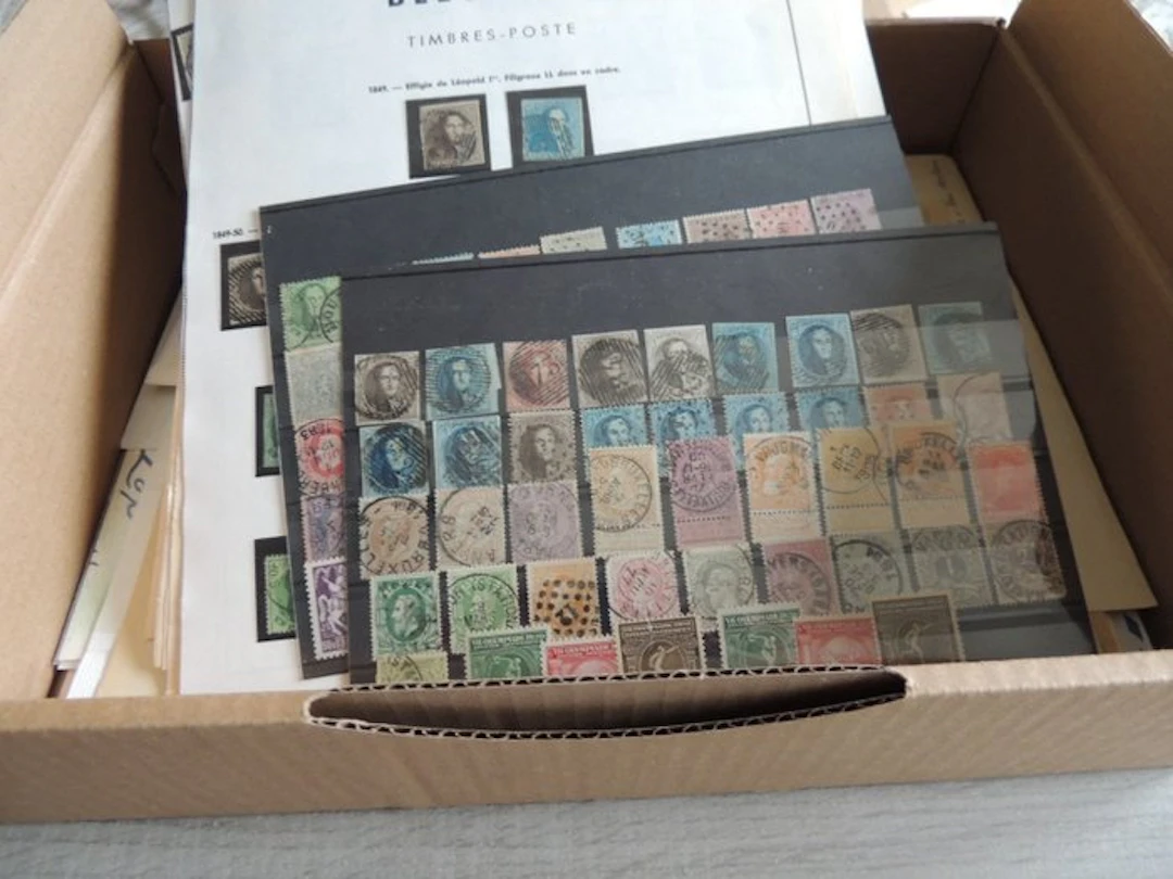Belgium - Lot of stamps, FDCs, and various documents without a box