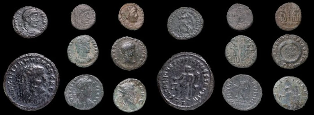 Roman Empire Lot of 8 coins minted between the 3rd and 4th centuries AD