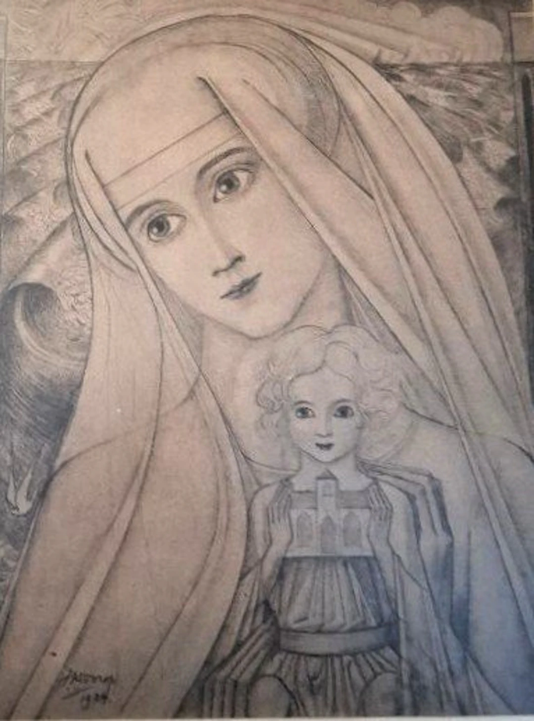 Jan Toorop (1858-1928) - Madonna aan zee